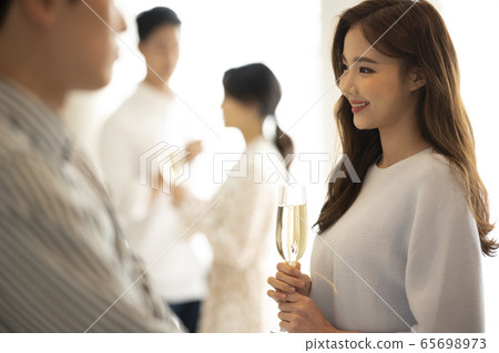 Business, party, men and women 65698973