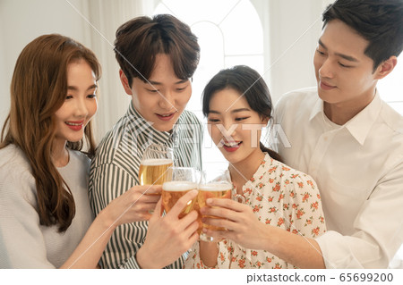 Business, man and woman, party Business, man and woman, party 65699200