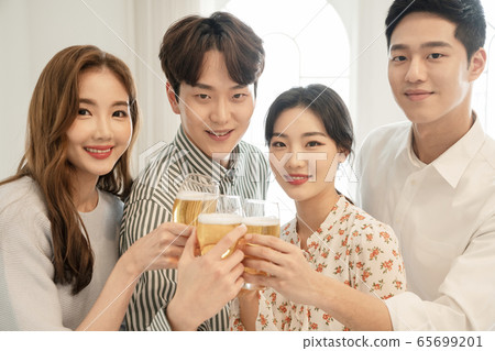 Business, man and woman, party Business, man and woman, party 65699201