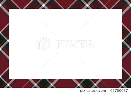 Vintage frame vector. Scottish border pattern Vintage frame vector. Scottish border pattern 65700087