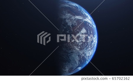 3D rendering of the process of terraforming Mars as a result of humanity colonization of the red planet 3D rendering of the process of terraforming Mars as a result of humanity colonization of the red planet 65702162