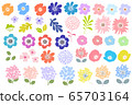 Flower pattern 65703164