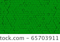 Green Hexagonal cell seamless pattern 65703911