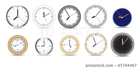 A collection of ten different vector clocks A collection of ten different vector clocks 65704467