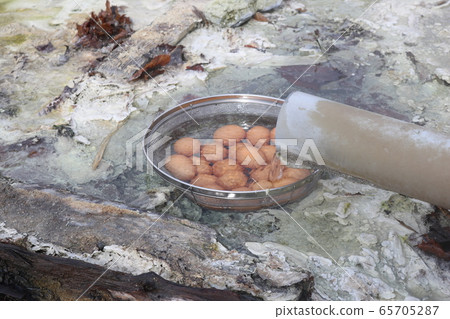Onsen area Onsen egg source area 65705287