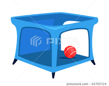Children playpen flat vector illustration Children playpen flat vector illustration 65705724