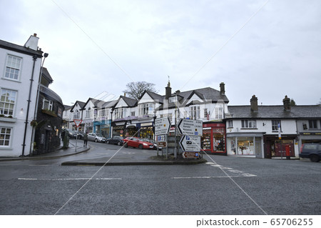 Bowness Cityscape by the Lake Windermere, Lake District 65706255