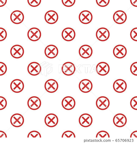 No sign pattern seamless No sign pattern seamless 65706923
