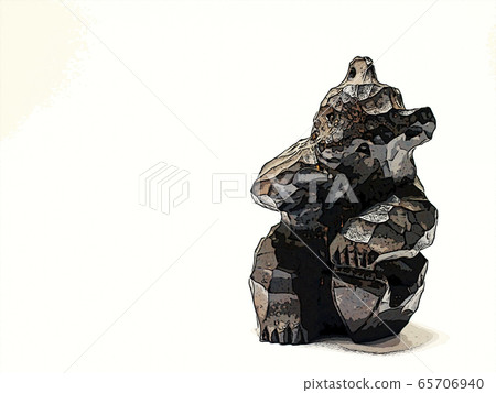 Bear wood carving Bear wood carving 65706940