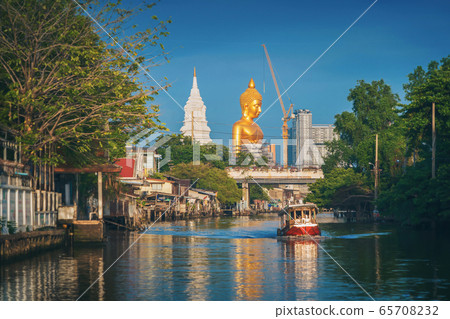 The Giant Golden Buddha in Wat Paknam Phasi 65708232