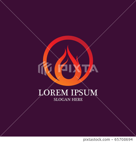 Fire flame vector illustration design Fire flame vector illustration design 65708694