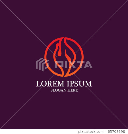 Fire flame vector illustration design 65708698