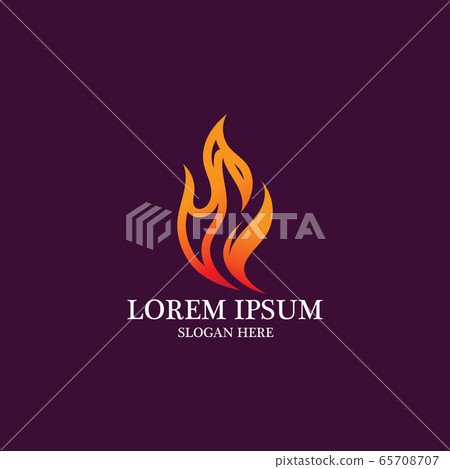 Fire flame vector illustration design - Stock Illustration [65708707 ...