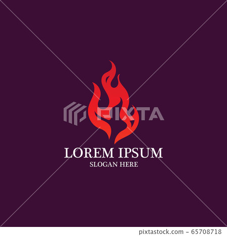 Fire flame vector illustration design 65708718