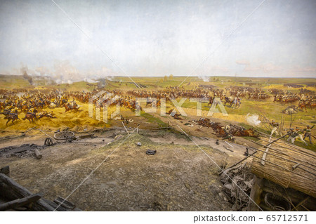 Panorama of the Battle of Borodino by artist Franz 65712571