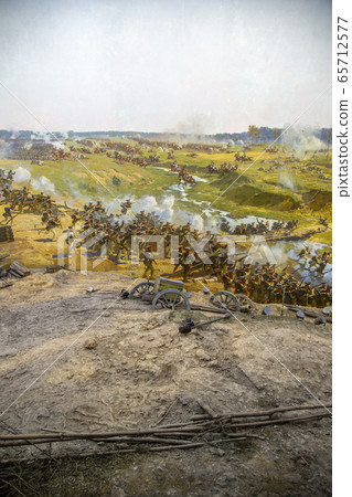 Panorama of the Battle of Borodino by artist Franz Panorama of the Battle of Borodino by artist Franz 65712577