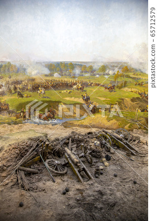 Panorama of the Battle of Borodino by artist Franz 65712579
