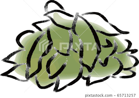 A lot of green soybeans A lot of green soybeans 65713257