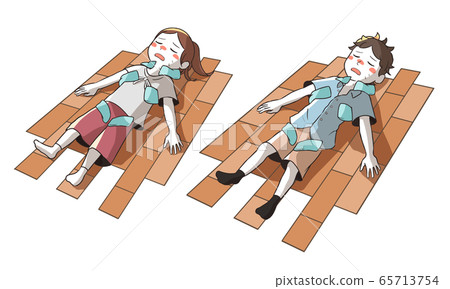 Icing due to heat stroke (indoor) 65713754