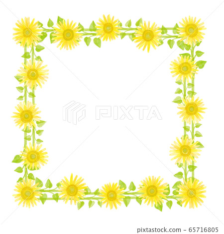 Sunflower frame Sunflower frame 65716805