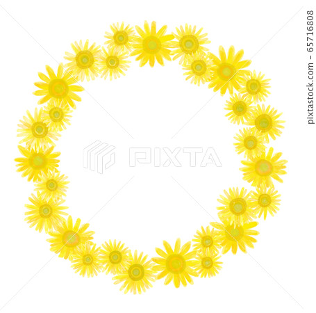 Sunflower frame 65716808