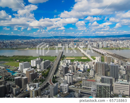 View of Yodogawa from Umeda Sky Building 65718863