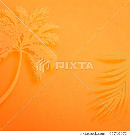 Summer background Tropical frame Summer concept background 65719972