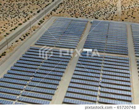 Solar Panels farm to Harness the Power of Nature to generate free green energy. Palm Springs 65720748