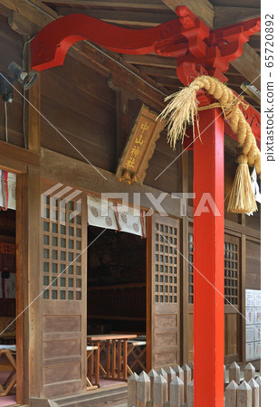 Minuma field farm: Haiden, Nakayama Shrine 65720892