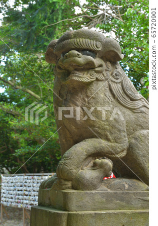 Minuma field farm: Nakayama Shrine, guardian dog 65720901