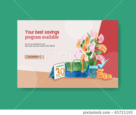 Facebook design template with finance,currency and Facebook design template with finance,currency and 65721193
