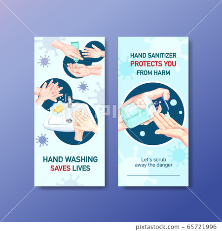Hand sanitizer flyer template design with protect Hand sanitizer flyer template design with protect 65721996