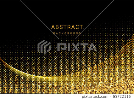 Abstract gold wave line background Abstract gold wave line background 65722116