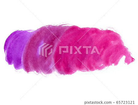Bright abstract watercolor shape 65723121