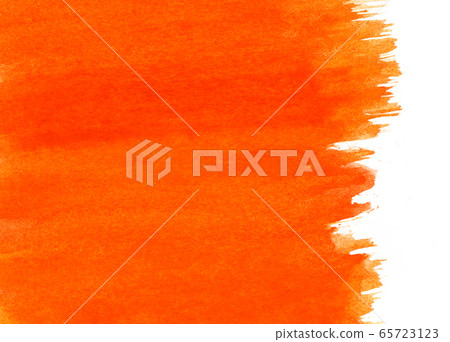 Bright orange abstract watercolor background Bright orange abstract watercolor background 65723123