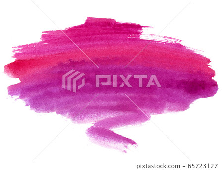 Bright abstract watercolor shape 65723127