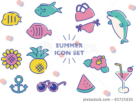 夏天圖標 夏天圖標 65725830