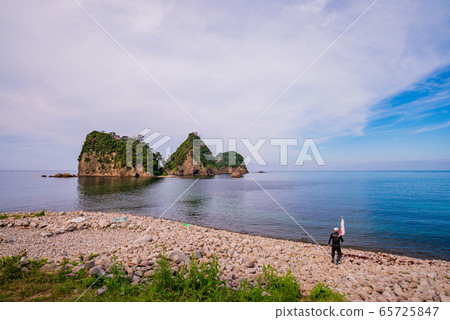 [靜岡縣西伊豆町]多嘉島和Sehama海岸，瓊脂收割工作取消 65725847