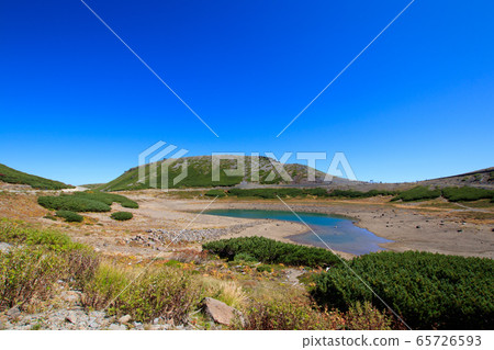 A view of Tsurugaike and Mt. A view of Tsurugaike and Mt. 65726593