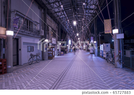 Yotsuken Road at night, Entonji Yotsuken Road at night, Entonji 65727883