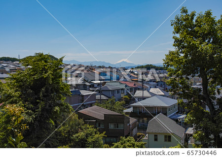 東京都/高hat城堡遺址和高hat城堡遺址（富士山一側）的景色 65730446