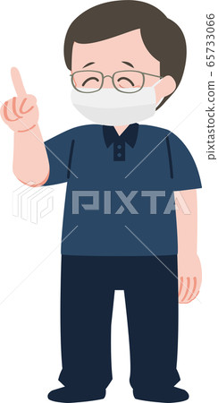 中年上班族面具polo衫酷商務 中年上班族面具polo衫酷商務 65733066