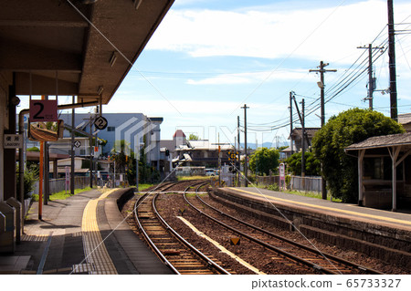 JR Momotaro Line station building scenery 65733327