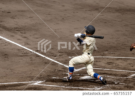 High school baseball game landscape 65735157