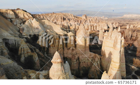 The valley of love in Goreme Cappadocia Turkey during the freezing winter months The valley of love in Goreme Cappadocia Turkey during the freezing winter months 65736171