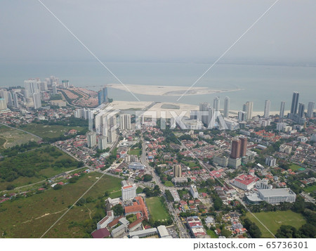 Aerial view Gurney Drive and Pulau Tikus area 65736301