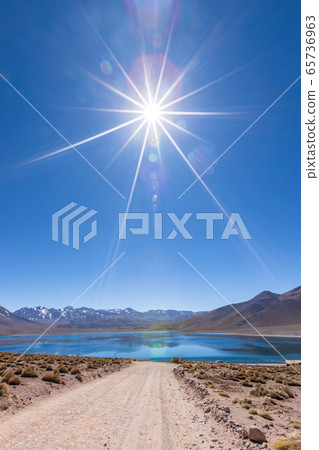Lagunas Altiplanicas, Miscanti y Miniques, amazing view at Atacama Desert. Chile, South America. Lagunas Altiplanicas, Miscanti y Miniques, amazing view at Atacama Desert. Chile, South America. 65736963