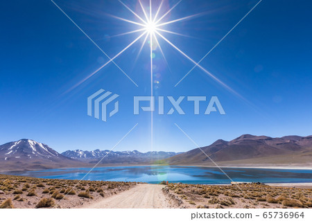 Lagunas Altiplanicas, Miscanti y Miniques, amazing view at Atacama Desert. Chile, South America. Lagunas Altiplanicas, Miscanti y Miniques, amazing view at Atacama Desert. Chile, South America. 65736964