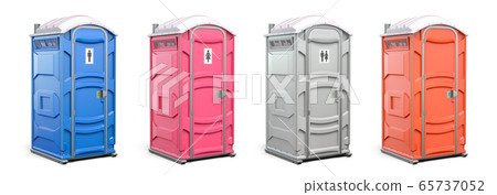 Portable plastic toilet or public facilities of 65737052