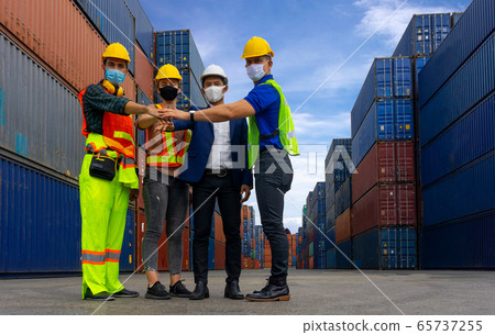 Industrial workers or engineers wearing 65737255